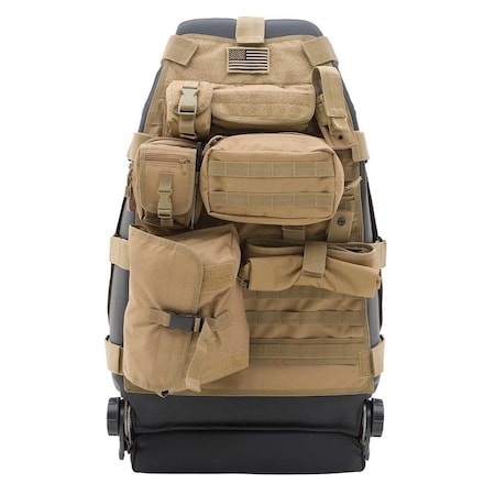 Smittybilt 7618 CJ & WRANGLER YJ/TJ/LJ/JK GEAR SEAT COVER  FRONT  COYOTE TAN 5661024